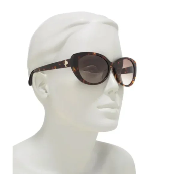 Kate Spade New York Women\'s 56MM Everett Cat-Eye Sunglasses - Dark Havana NIP Amazon.com: kate spade new york Women main image 4